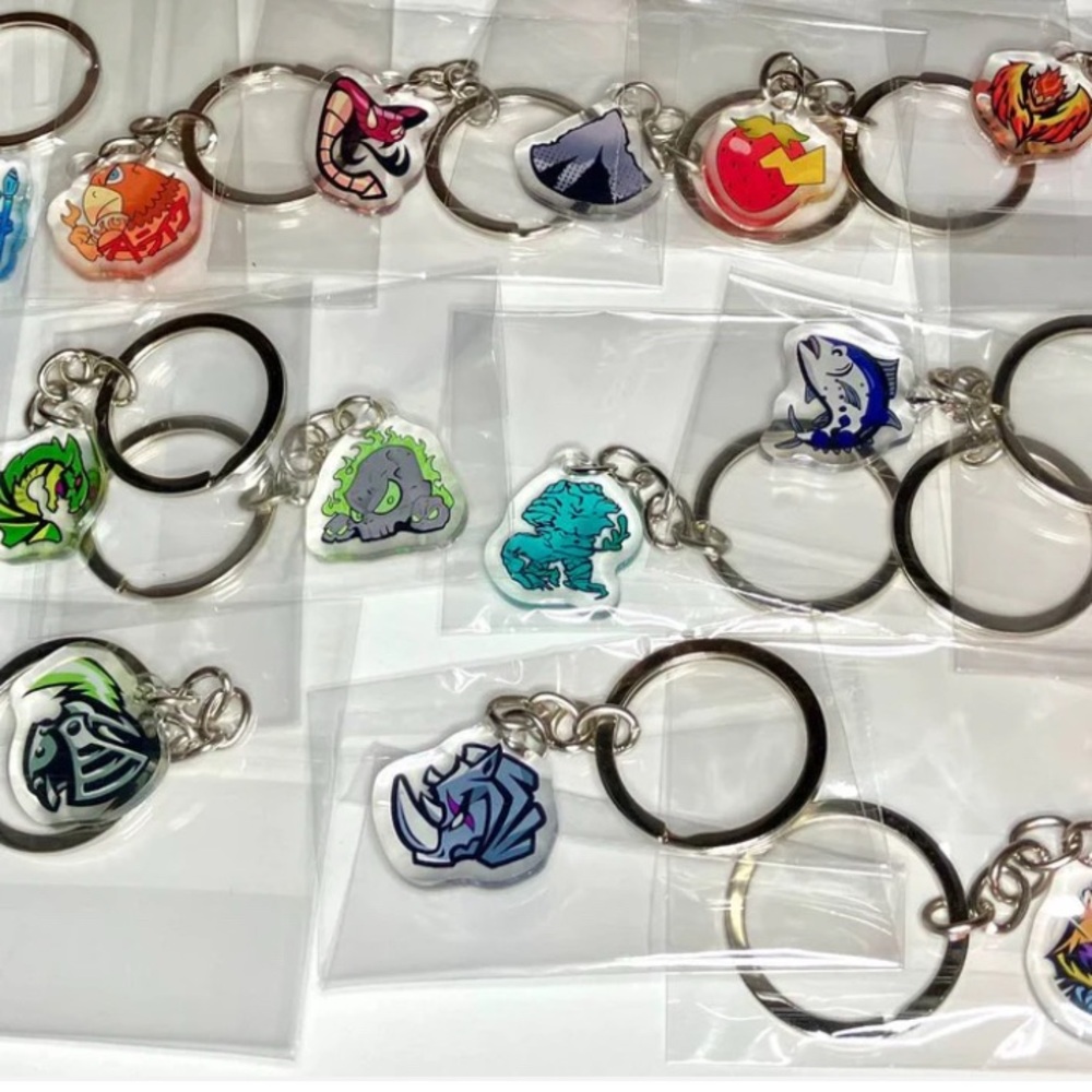 Beyblade X | Acrylic Keychain Charms | Double Sided | Custom Holographic Pendant